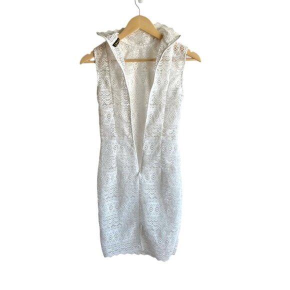 Abyss by Abby Lace Dress Size Small White - Picture 9 of 14